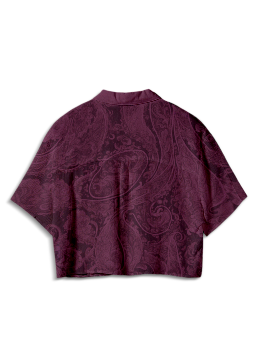 AI Imagined Burgundy Bitch Women's Crop Top