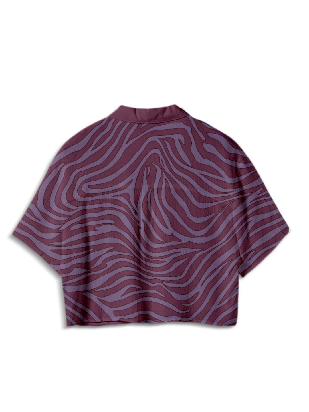 AI Imagined Deep Purple Hypnosis Women's Crop Top
