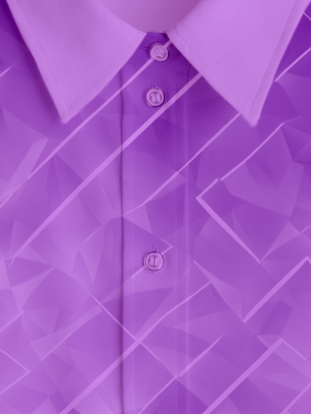 AI Imagined Lavender Bloom Women's Collar Shirt